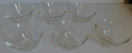 Set glazen france compote schaaltjes