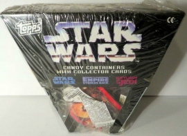 Star Wars snoep containers met Topps collector cards