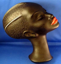 Cortendorf ceramic wallmask. Nubian