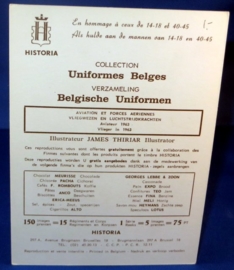 Belgische uniformen: Vlieger in 1963