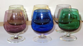 Complete set K9 Cognac glazen - Carnaval glasservies