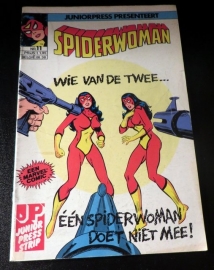 Spiderwoman Nr 11: Wie van de twee... één Spiderwoman doet niet mee