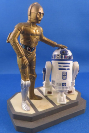 Star Wars, C3PO & R2D2 op Kunststof standbeeld uit 1997