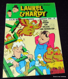 Laurel en Hardy nr. 201 - Met Stan en Ollie de boer op…