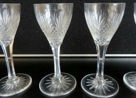Kristalunie Maastricht glazen 'Alma' glasservies.
