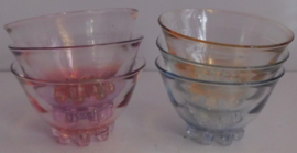 Set glazen france compote schaaltjes