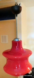 Raak Amsterdam, oranje glazen hanglamp