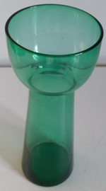 Groen glazen Hyacinth vaas