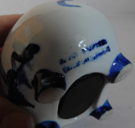 Delft blauw souvenir varken.