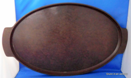 Bruin ovale Philite dienblad