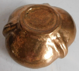 Harjes Metalkunst massief bronzen kaarsenstander