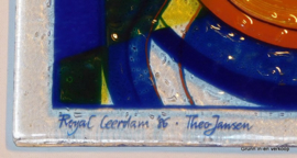 Theo Jansen Royal Leerdam - glaskunstobject 1986