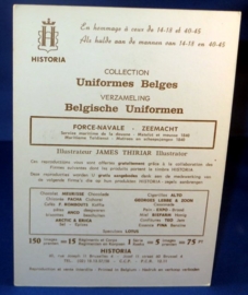 Belgische uniformen - Matroos en scheepsjongen 1840