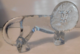 Large Kosta Boda by Bertil Vallien, Zoo Series lion