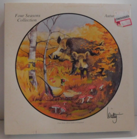 Sierbord, wandbord - Four Seasons Collection, Herfst