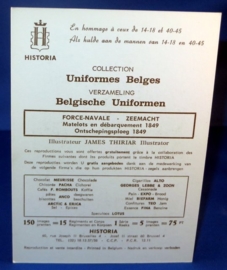 Belgische uniformen - Ontschepingsploeg 1849