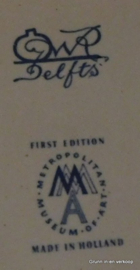 Delfts December wandbord, 1st Edition Metropolitan Museum