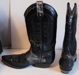 Sendra zwarte cowboy / cowgirl-laarzen - maat 38