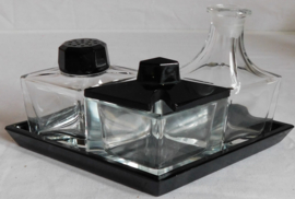 Art Deco Cruet Set  - vierdelig