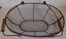 Antieke Franse plukmand met handgrepen