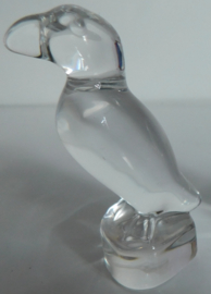 Hadeland Norway Crystal Glass,Papegaai + Eekhoorn