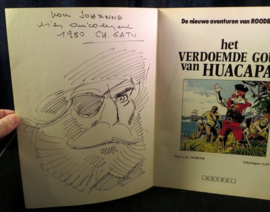 Roodbaard 22 - Het Verdoemde Goud van Huacapac, met tekening Gaty