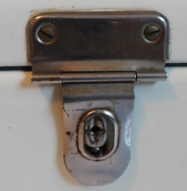 Emaille crèmekleurige broodtrommel