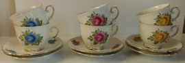 Bavaria porselein Z & Co. Tirschenreuth vintage kop en schotels