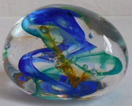 Selkirk Scotland Art Glass Gesigneerde paperweight