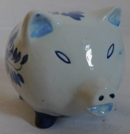 Delft blauw souvenir varken.