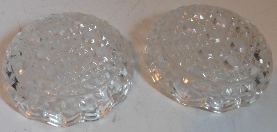 Kristallen dekseldoos, voor o.a. ringen