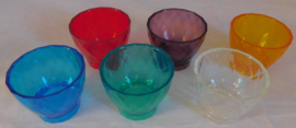 Set kleine bekertjes van Plastic