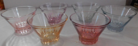 Set glazen france compote schaaltjes