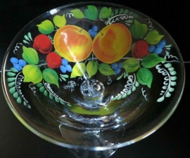 Federico de Majo glass Zafferano, fruit schaal