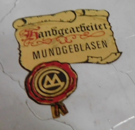 Marsberger Glaswerke, blankglazen fruitschaal
