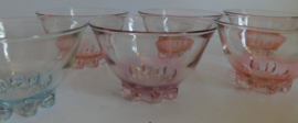 Set glazen france compote schaaltjes