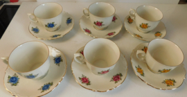 Bavaria porselein Z & Co. Tirschenreuth vintage kop en schotels