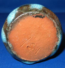 Turquoise Fat Lava vaas