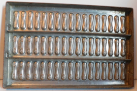 Industriële metalen Chocolademal, Cat Tongue