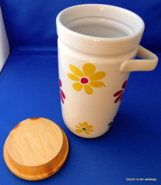Keramische pot met deksel