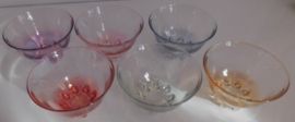 Set glazen france compote schaaltjes