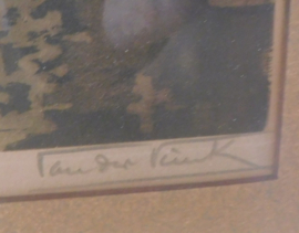 Robert van der Vinck (1914-1981) gesigneerde ets