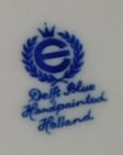 Delfs blauw handpainted Holland schaal
