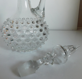 19e eeuw Luiks glas karaf met stop