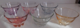 Set glazen france compote schaaltjes