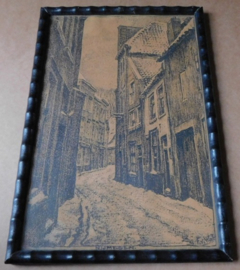 Ferdinand H. V. Wolde -  Litho,  Stadsgezicht - Nijmegen.