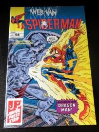 Web van Spiderman Nr 46 - Geroosterd door Dragon man