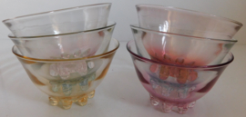 Set glazen france compote schaaltjes