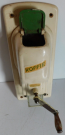Crème kleurige PeDe wandkoffiemolen