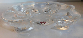 Orrefors massief Art Glass Candle holder